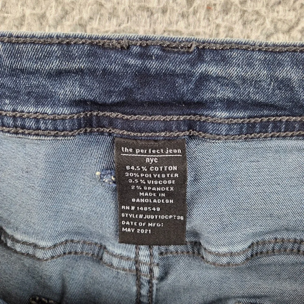 The Perfect Jean NYC Jeans Mens 40x36 (39x35) Blue‎ Slim Fit Stretch